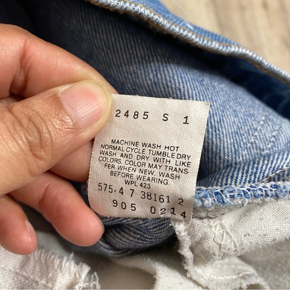 Vintage Levi's Orange Tab Straight Leg Crop Jeans W28 L24 - Picture 14 of 14